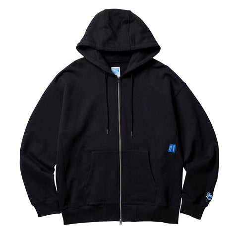 HEAVY WEIGHT ZIP HOODIE BLACK
