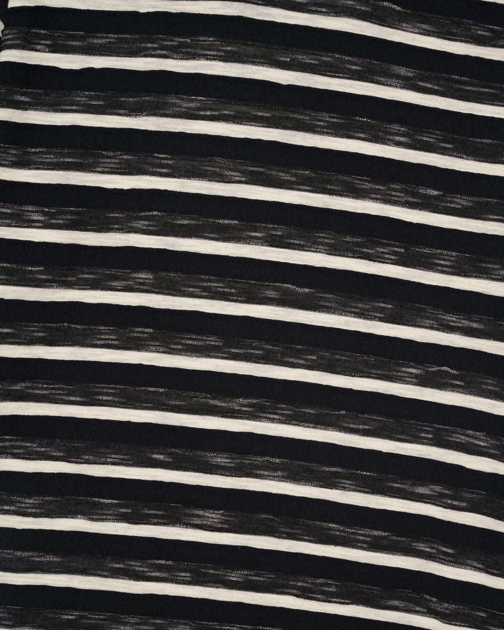 CASEY STRIPED T-SHIRT BLACK