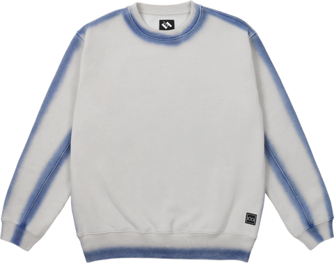 TTT OVERDYE CREW GREY/BLUE