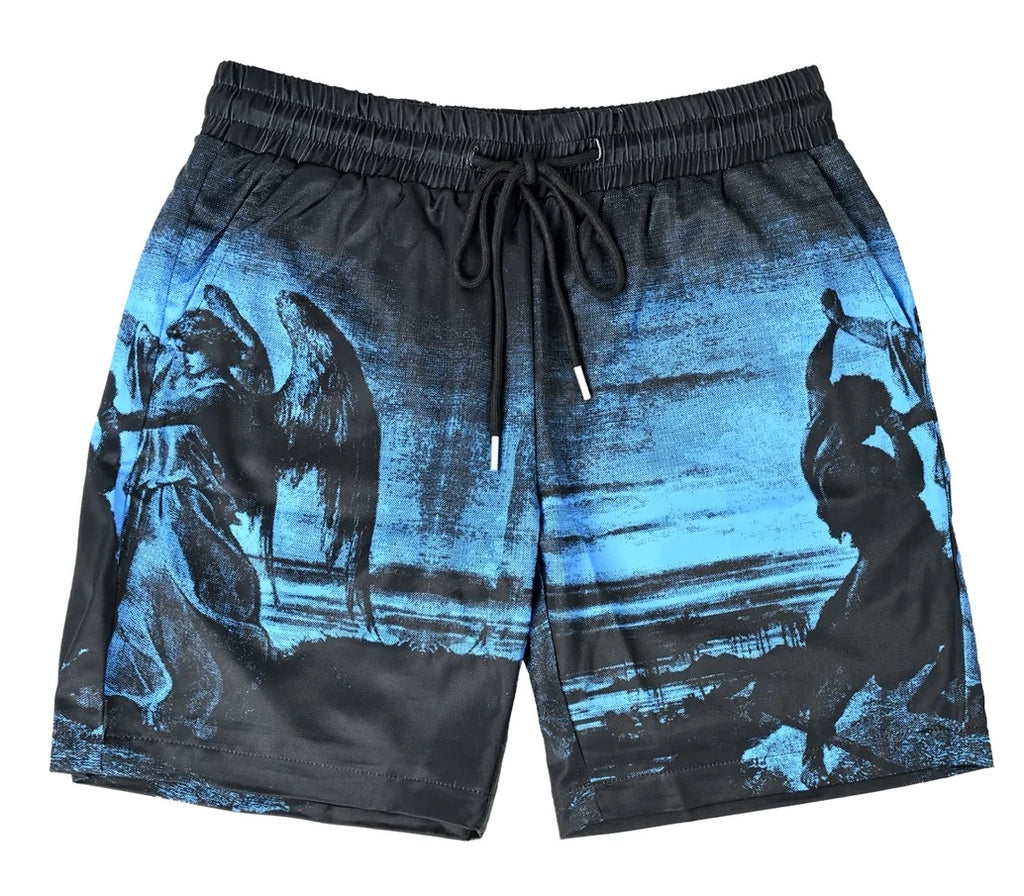 GUSTAVE SURF SHORTS BLACK