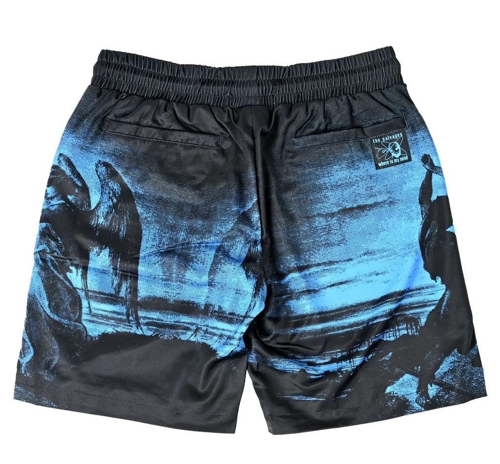 GUSTAVE SURF SHORTS BLACK