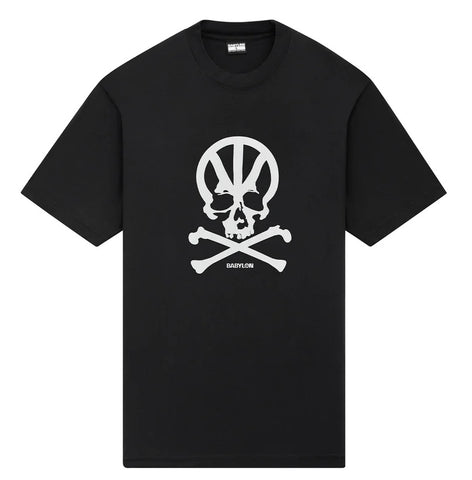 CROSS BONES TEE BLACK