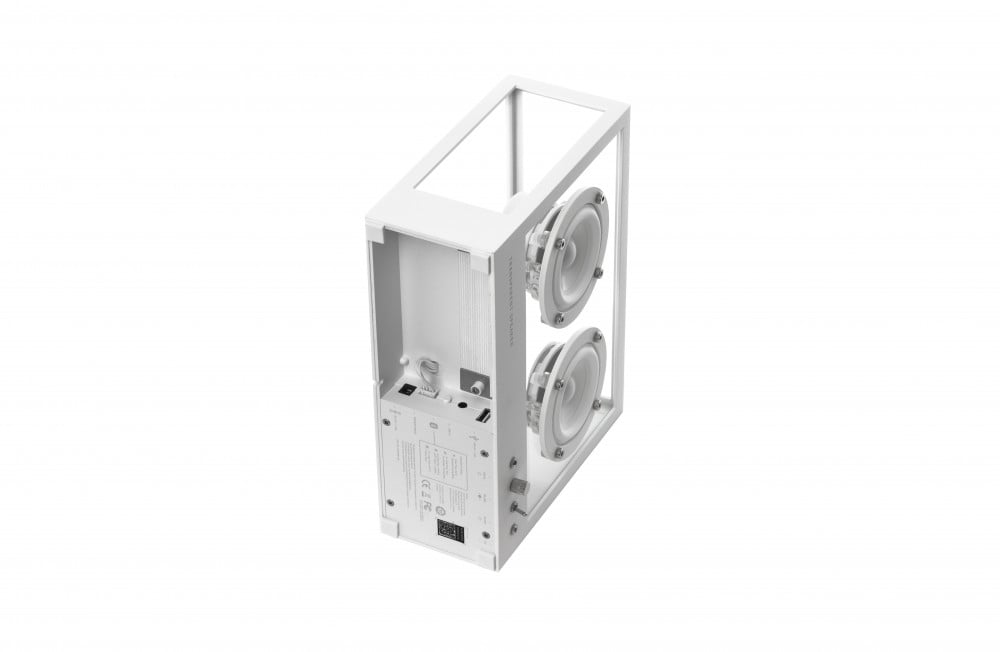 Small Transparent Speaker White