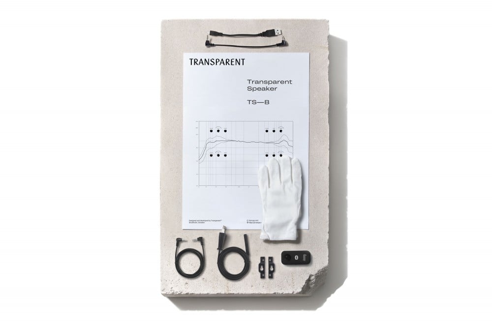 Transparent Speaker Black