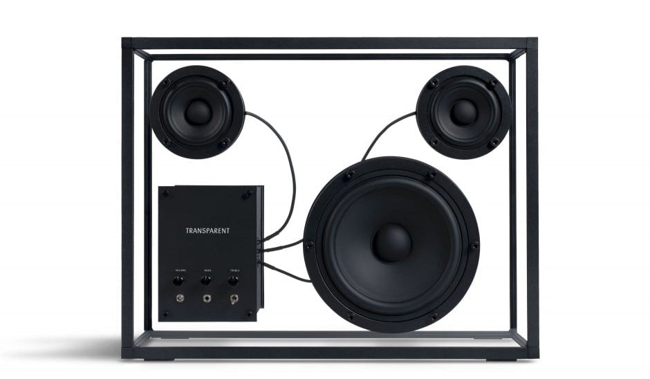 Transparent Speaker Black