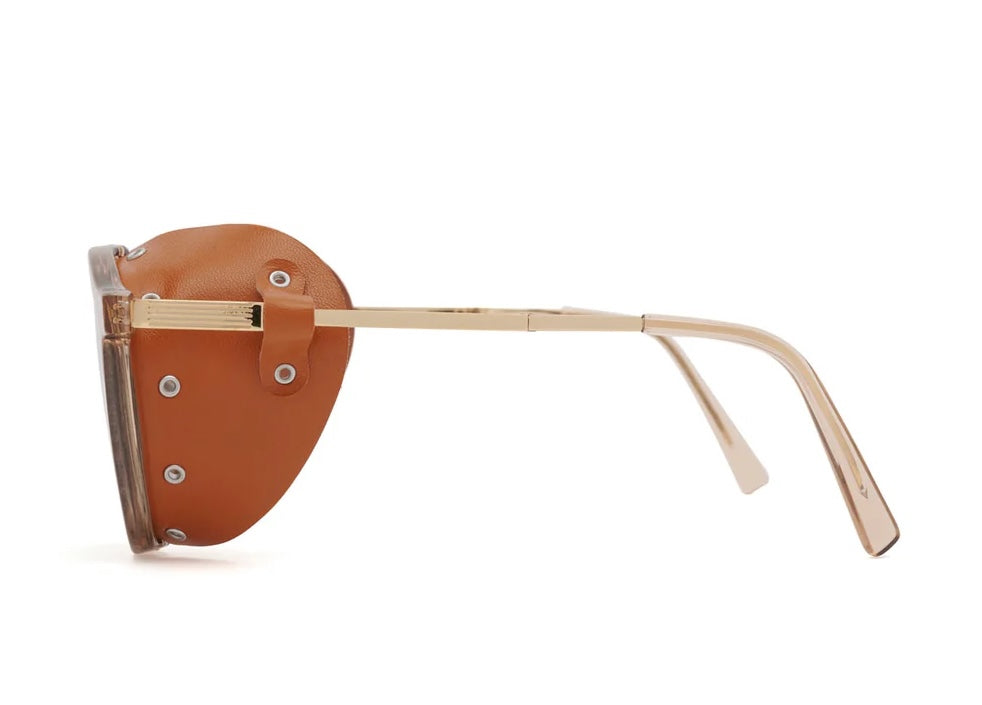 BRAIN DEAD X SOUTH2 WEST8 POLARIZED FOLDABLE EYEWEAR AMBER