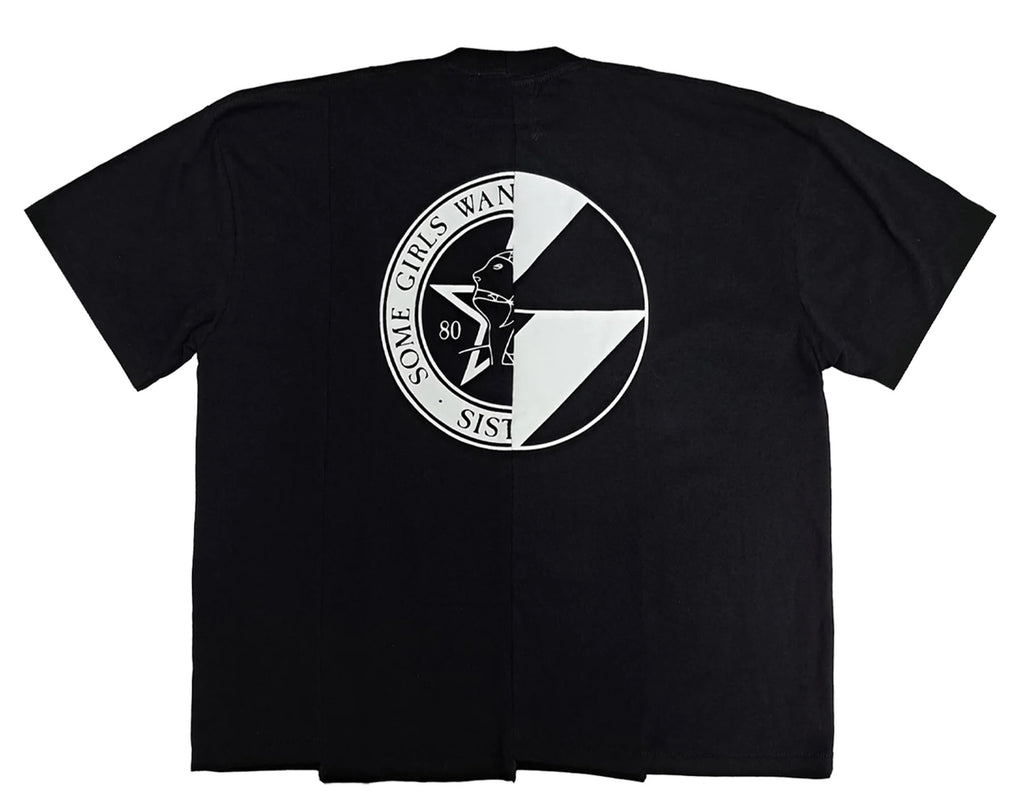 THE SALVAGES HYBRID CREATURES V.2 EYES RECONSTRUCTED OS T-SHIRT BLACK