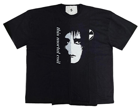 THE SALVAGES HYBRID CREATURES V.2 FACE RECONSTRUCTED OS T-SHIRT BLACK