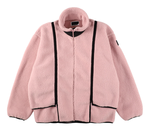 NOREN BOA FLEECE JACKET PINK