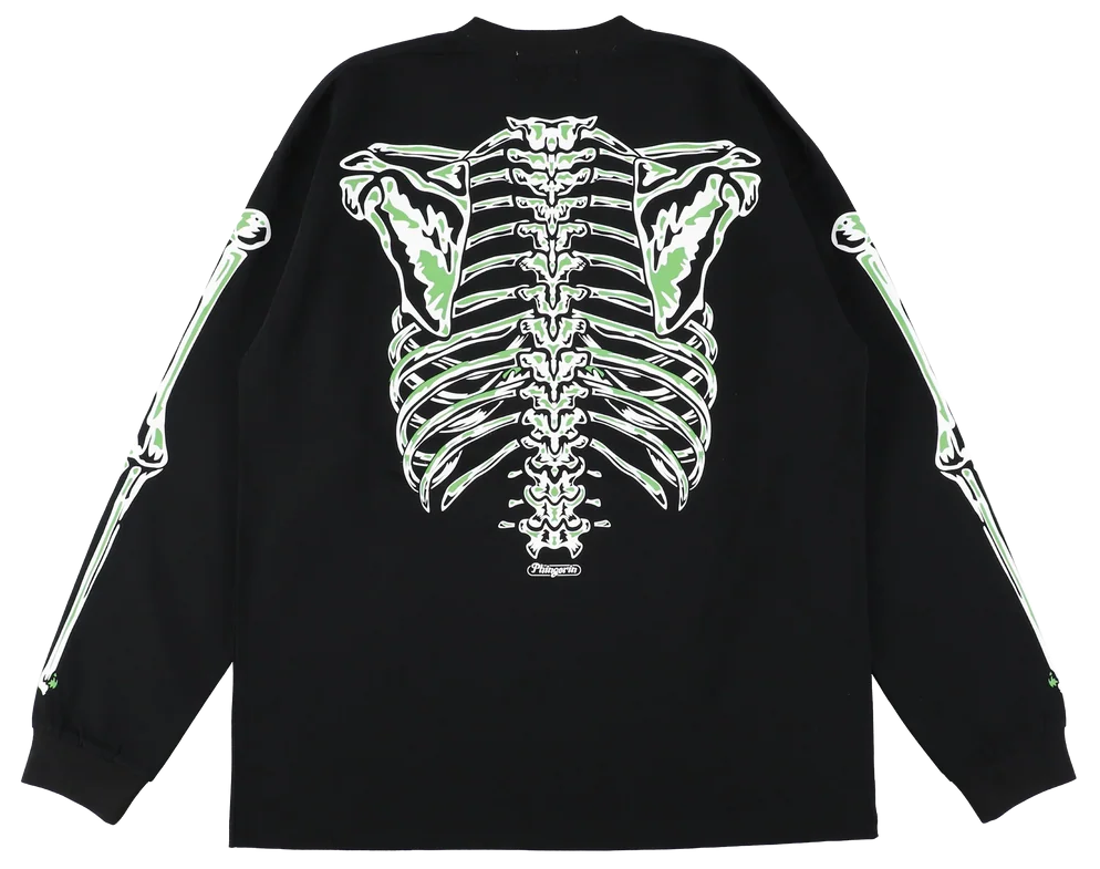 BONES L/S TEE BLACK