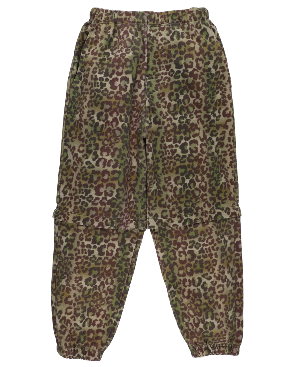 CONVERTIBLE SWEATPANTS LEOPARD
