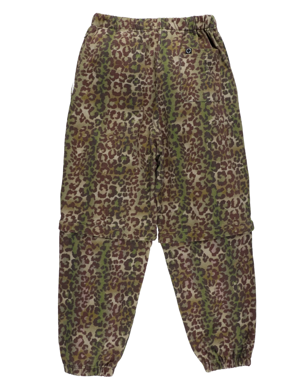 CONVERTIBLE SWEATPANTS LEOPARD