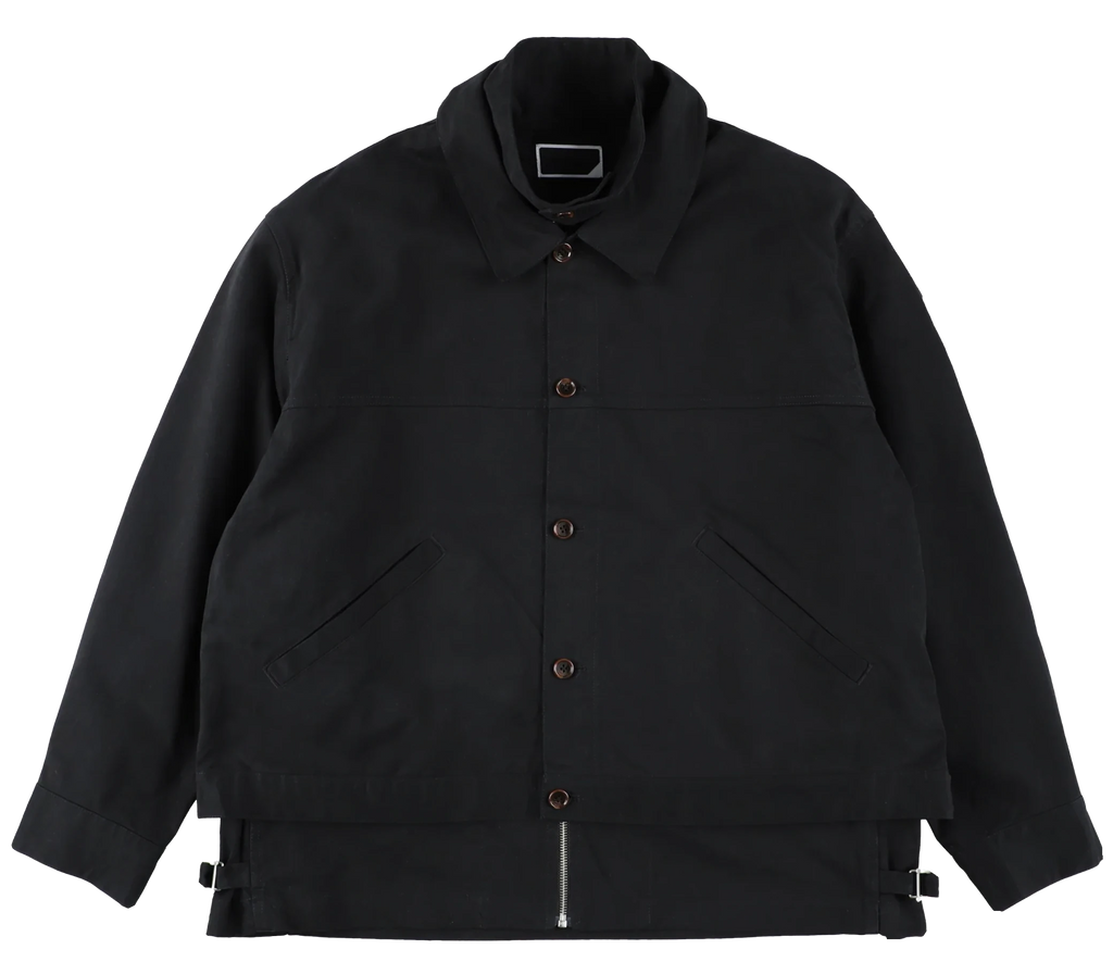 TWILL DOUBLE JACKET BLACK