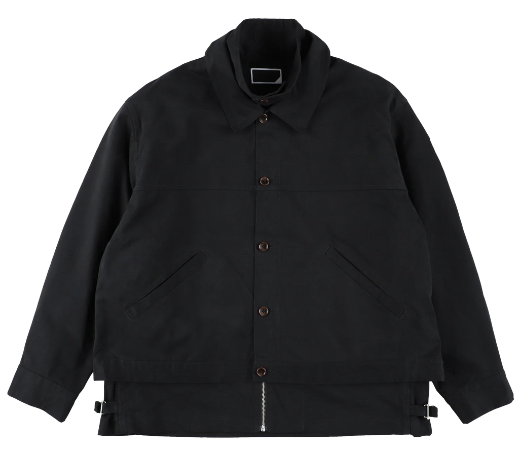 TWILL DOUBLE JACKET BLACK