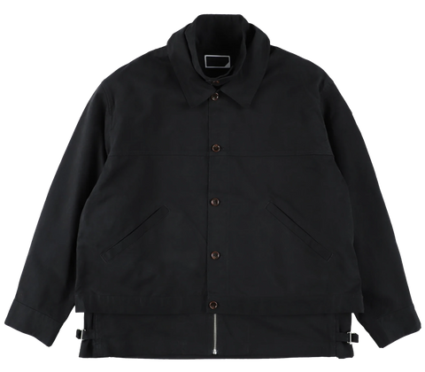 TWILL DOUBLE JACKET BLACK