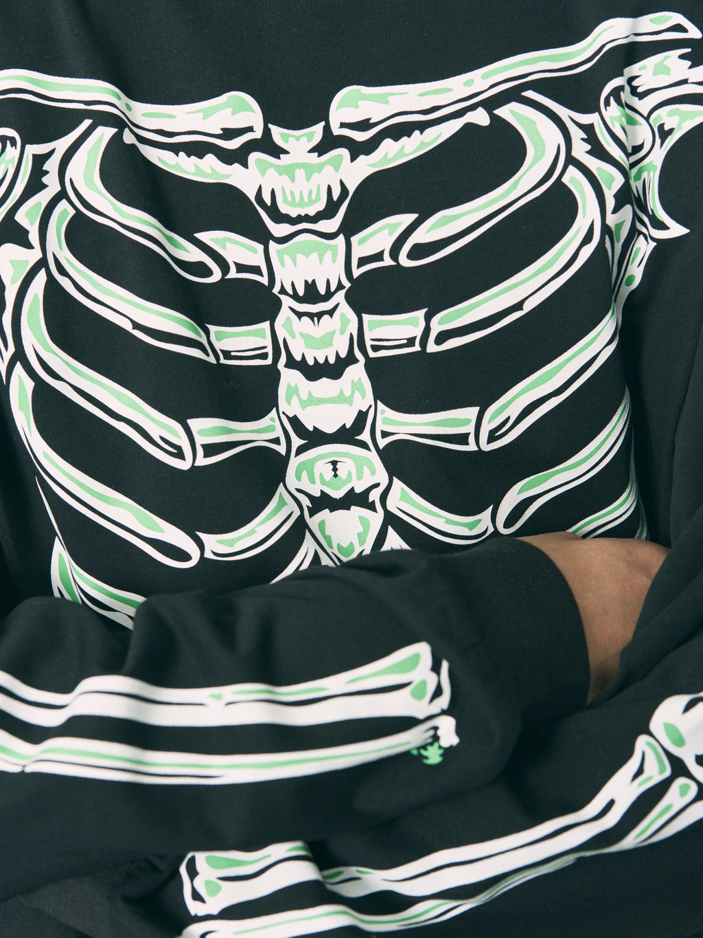 BONES L/S TEE BLACK