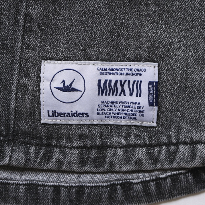 トップス KEBOZ DENIM BASEBALL SHIRT BLACK L 71202_a003_2000_800_600x600.