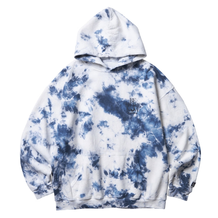 BE HERE NOW TIE DYE HOODIE