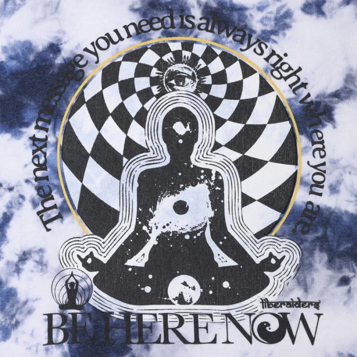 BE HERE NOW TIE DYE HOODIE