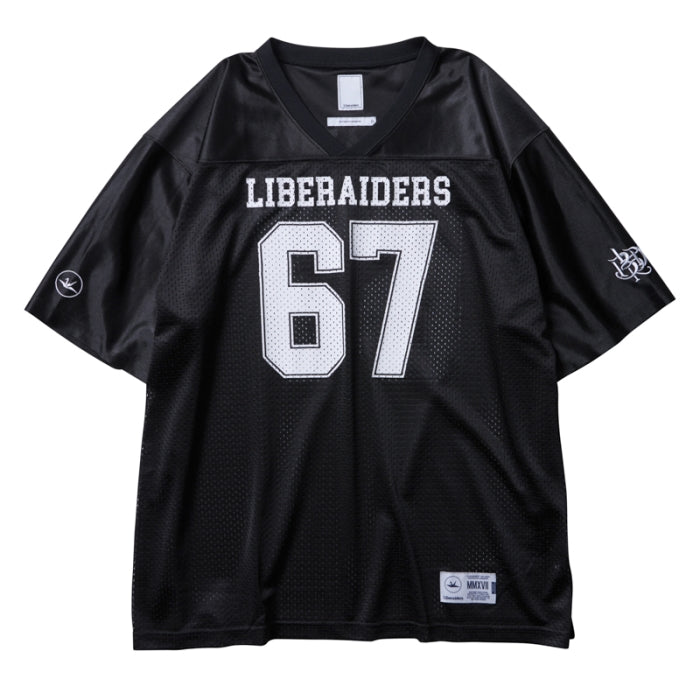 LIBERAIDERS FOOTBALL TEE BLACK