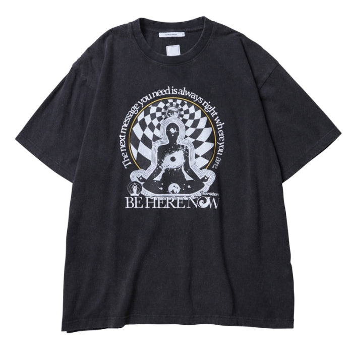 BE HERE NOW TEE BLACK