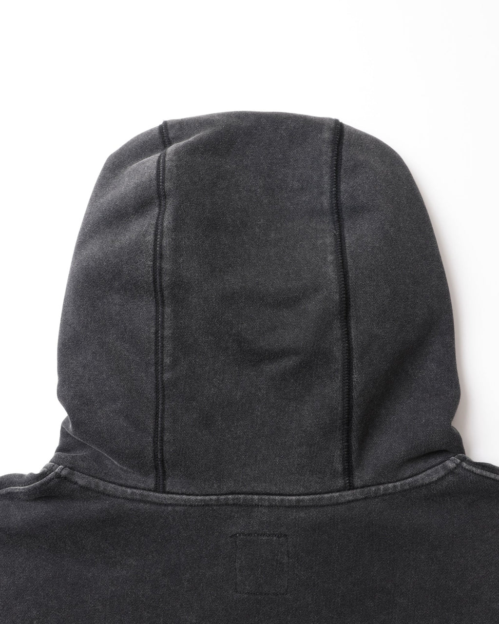 GARMENT DYED HOODIE BLACK