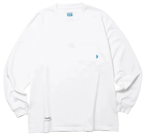 LR HEAVY WEIGHT L/S TEE WHITE