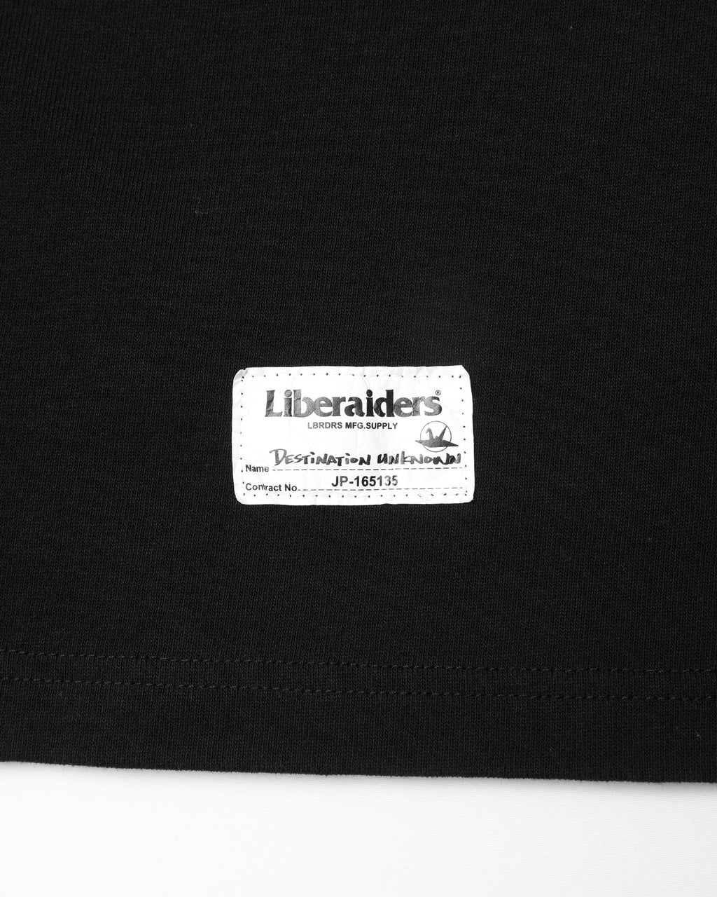 LR HEAVY WEIGHT L/S TEE BLACK