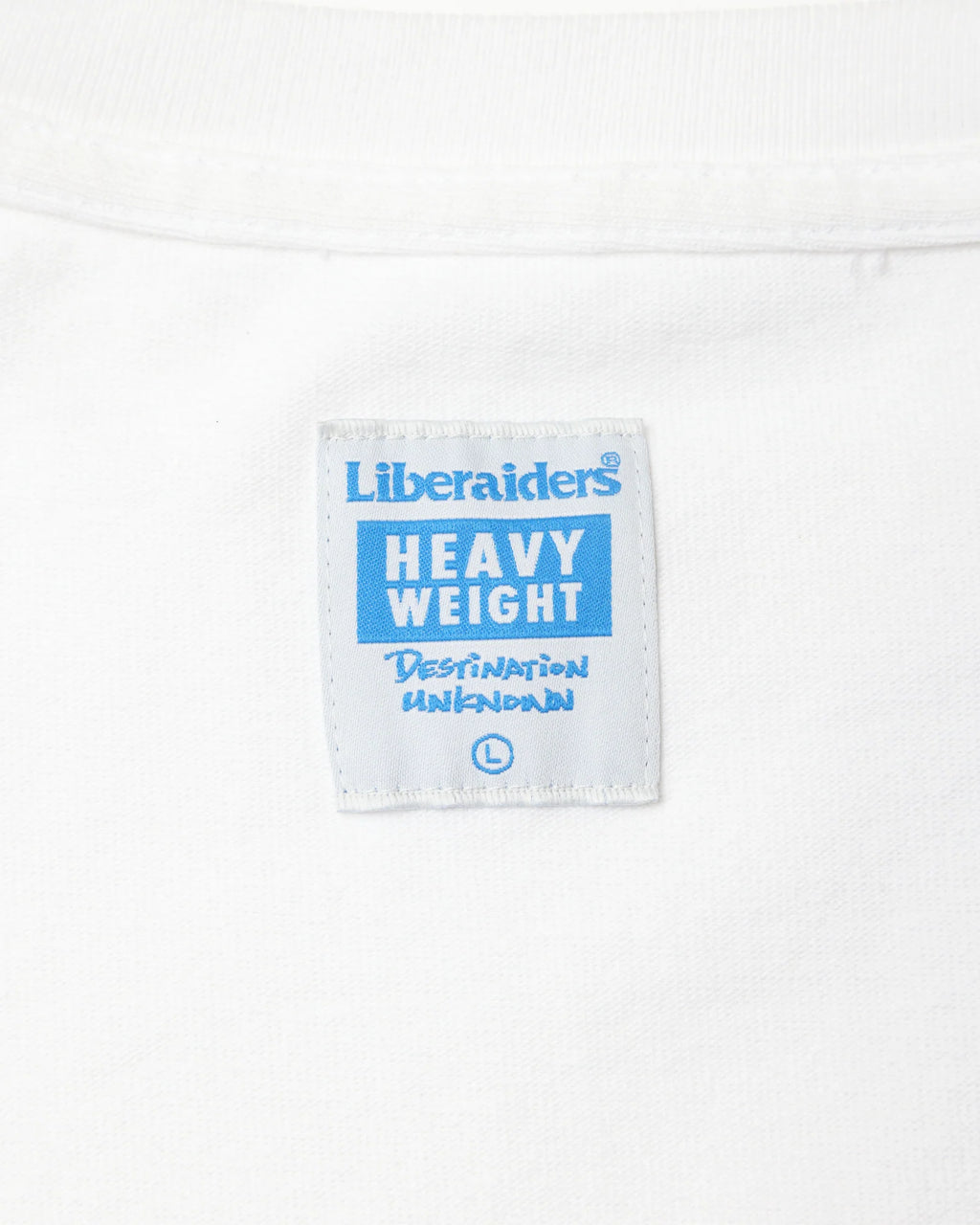 LR HEAVY WEIGHT L/S TEE WHITE