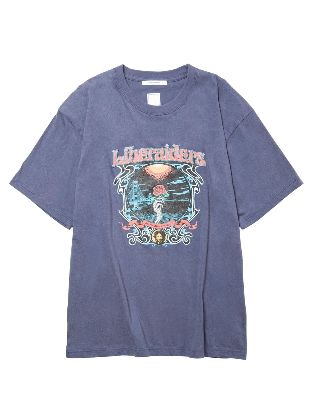 DEAD ROSE TEE NAVY
