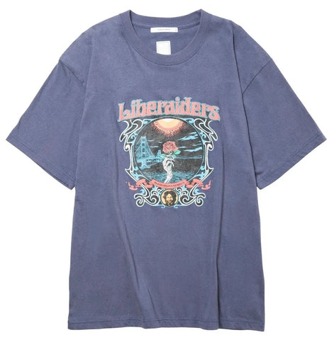 DEAD ROSE TEE NAVY