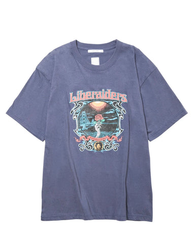 DEAD ROSE TEE NAVY