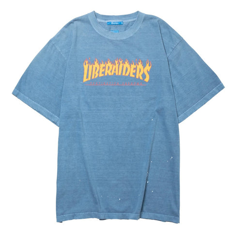 FLAME LOGO TEE BLUE [SPECIAL EDITION]