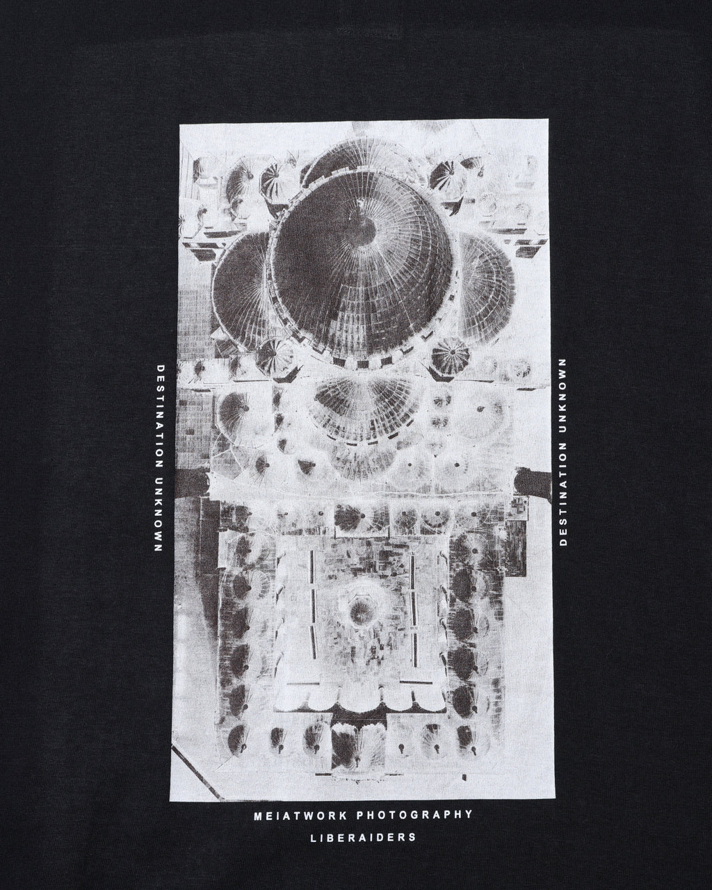 MAW AERIAL PHOTO TEE BLACK