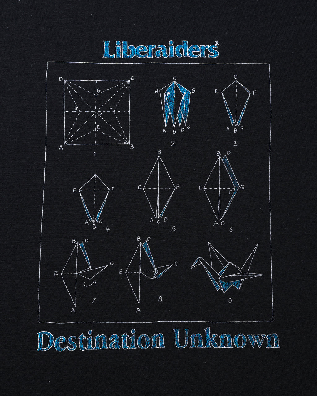 FOLDING METHOD TEE BLACK