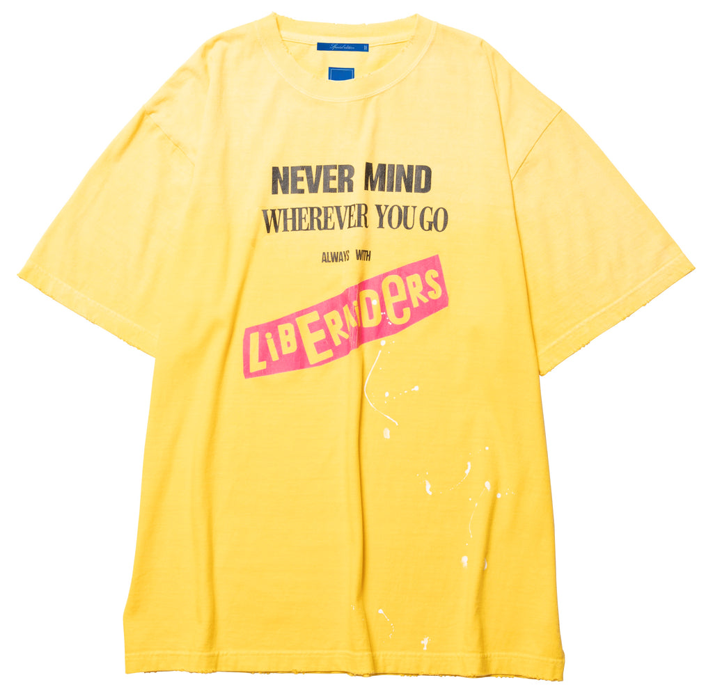 FADED PUNK LOGO TEE YELLOW (SPECIAL EDITION)