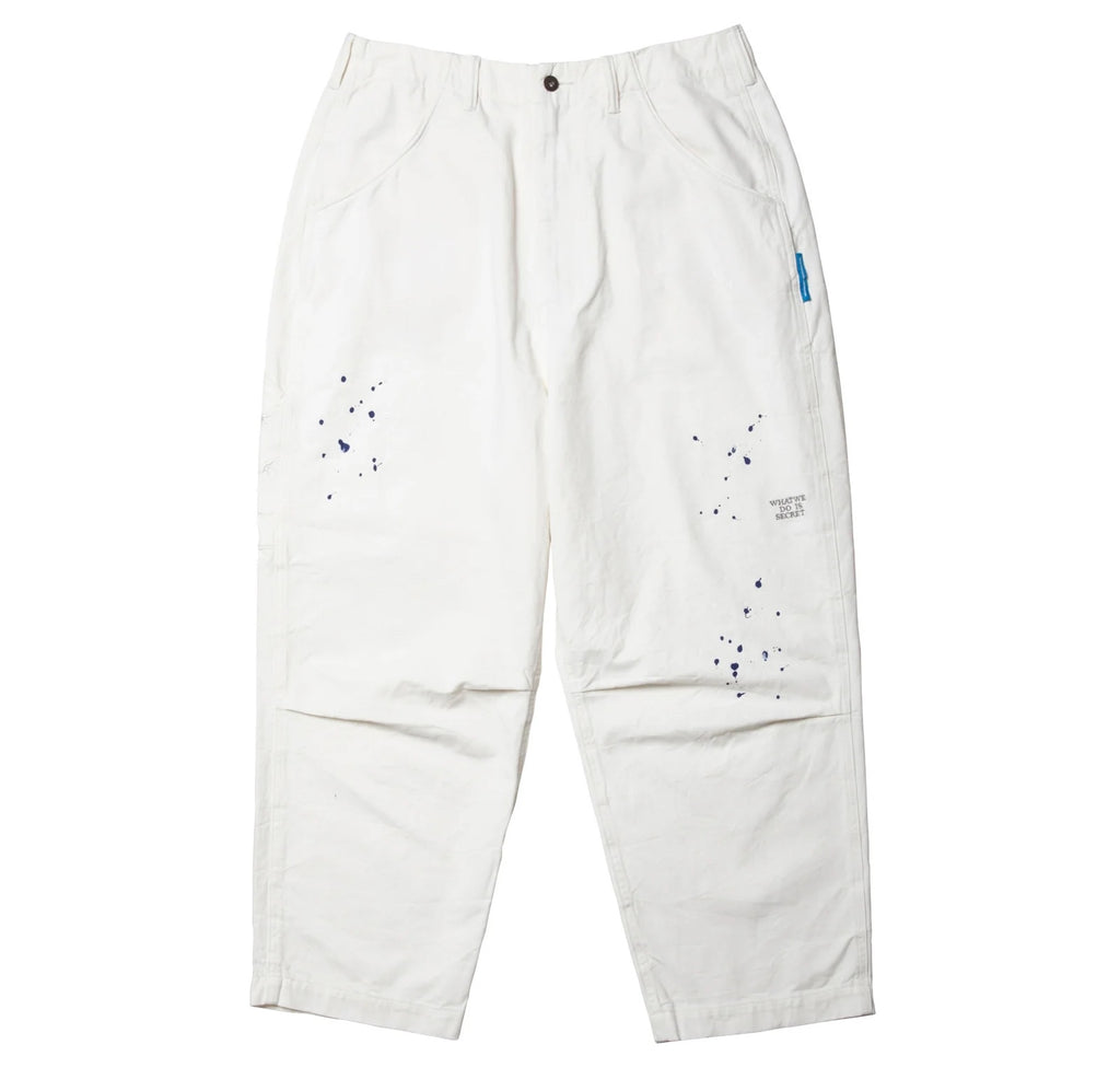 SARROUEL CHINO PAINTER PANTS WHITE