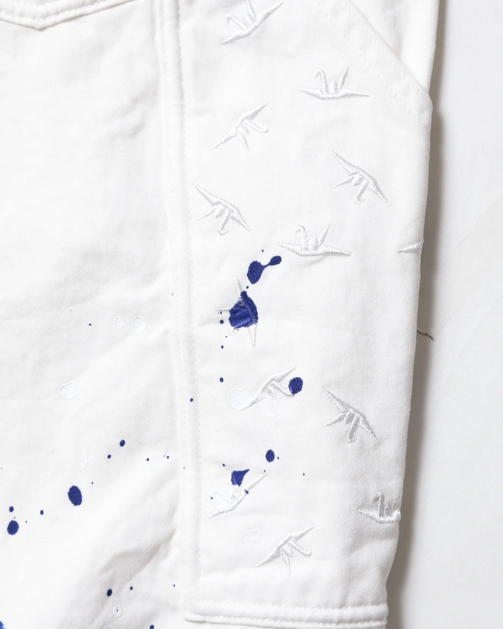 SARROUEL CHINO PAINTER PANTS WHITE