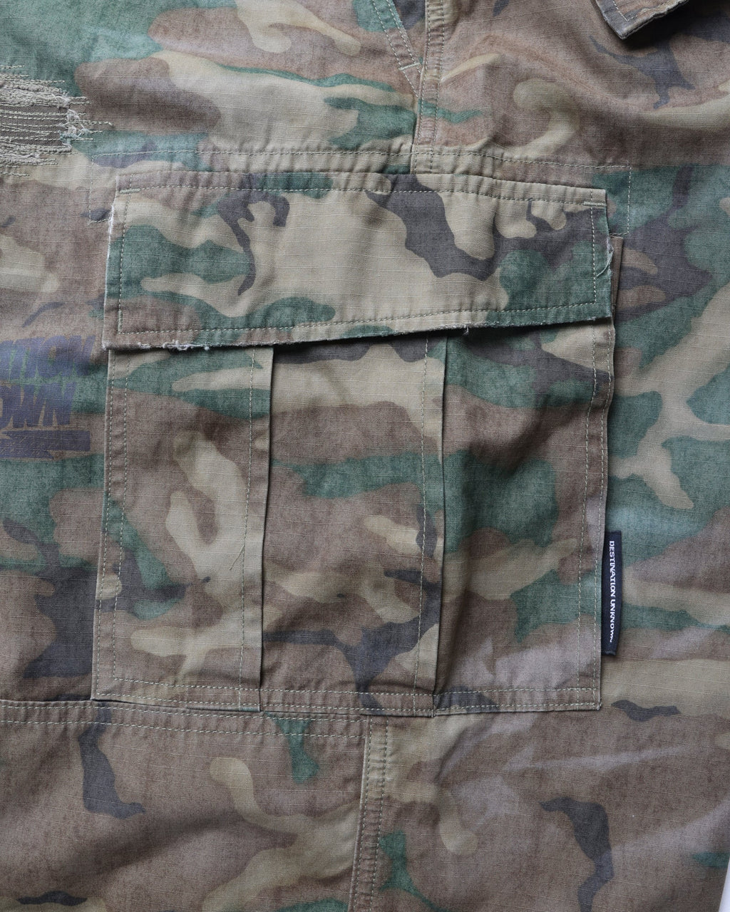 DAMAGED BDU PANTS CAMO