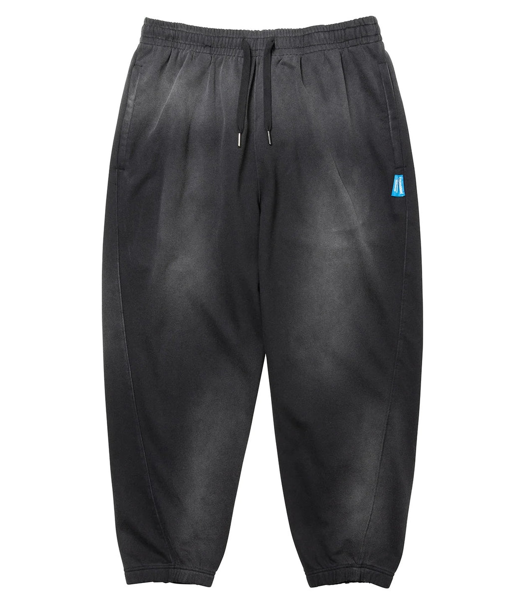 GARMENT DYED SWEATPANTS BLACK