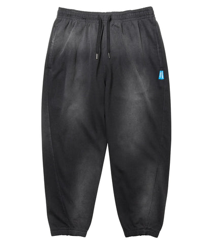 GARMENT DYED SWEATPANTS BLACK