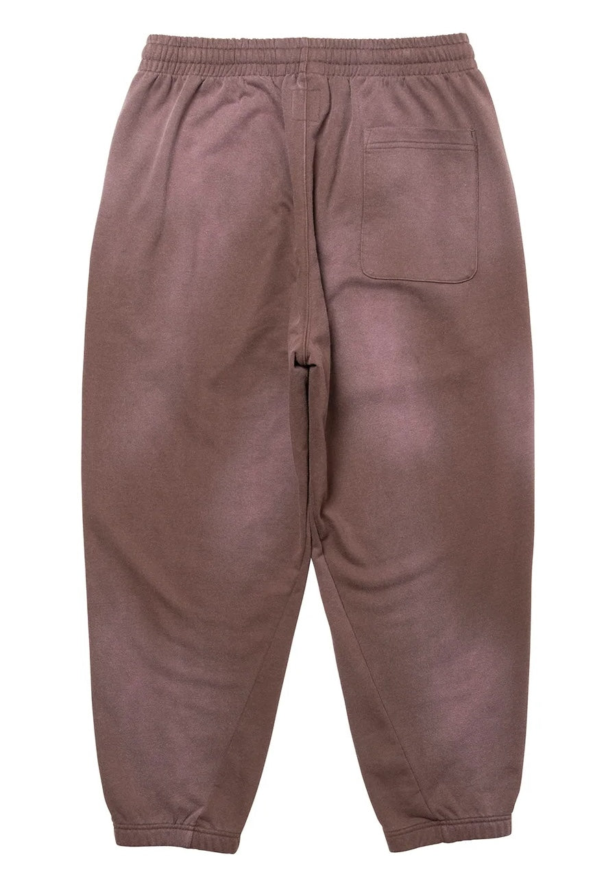 GARMENT DYED SWEATPANTS BROWN
