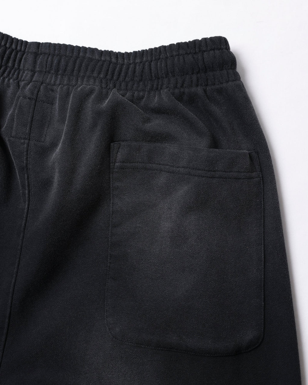 GARMENT DYED SWEATPANTS BLACK