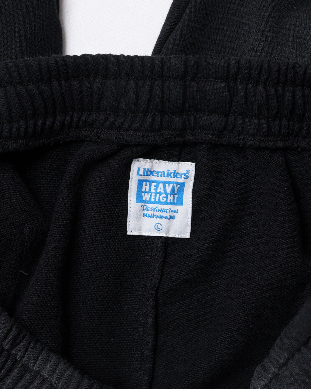 GARMENT DYED SWEATPANTS BLACK