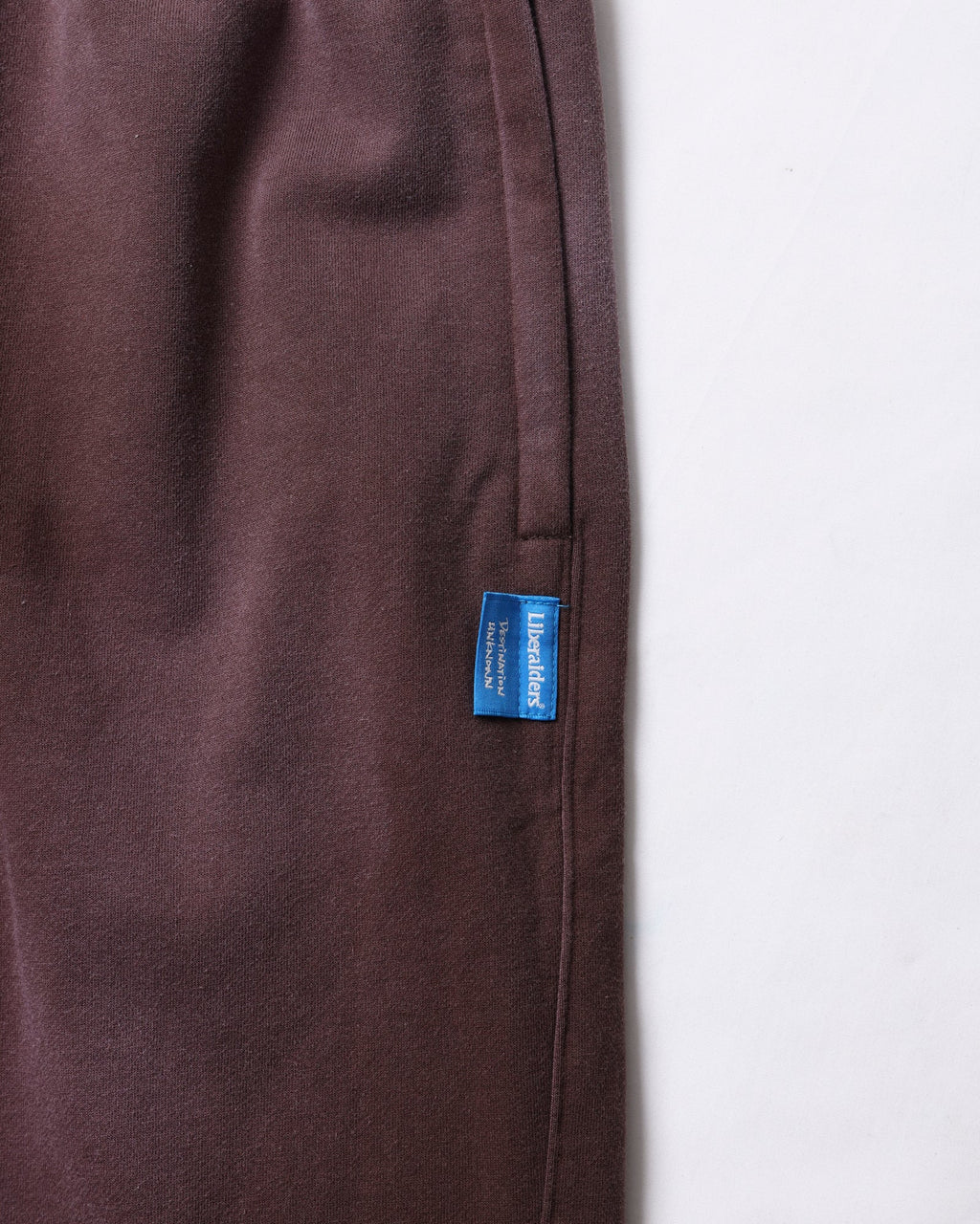 GARMENT DYED SWEATPANTS BROWN