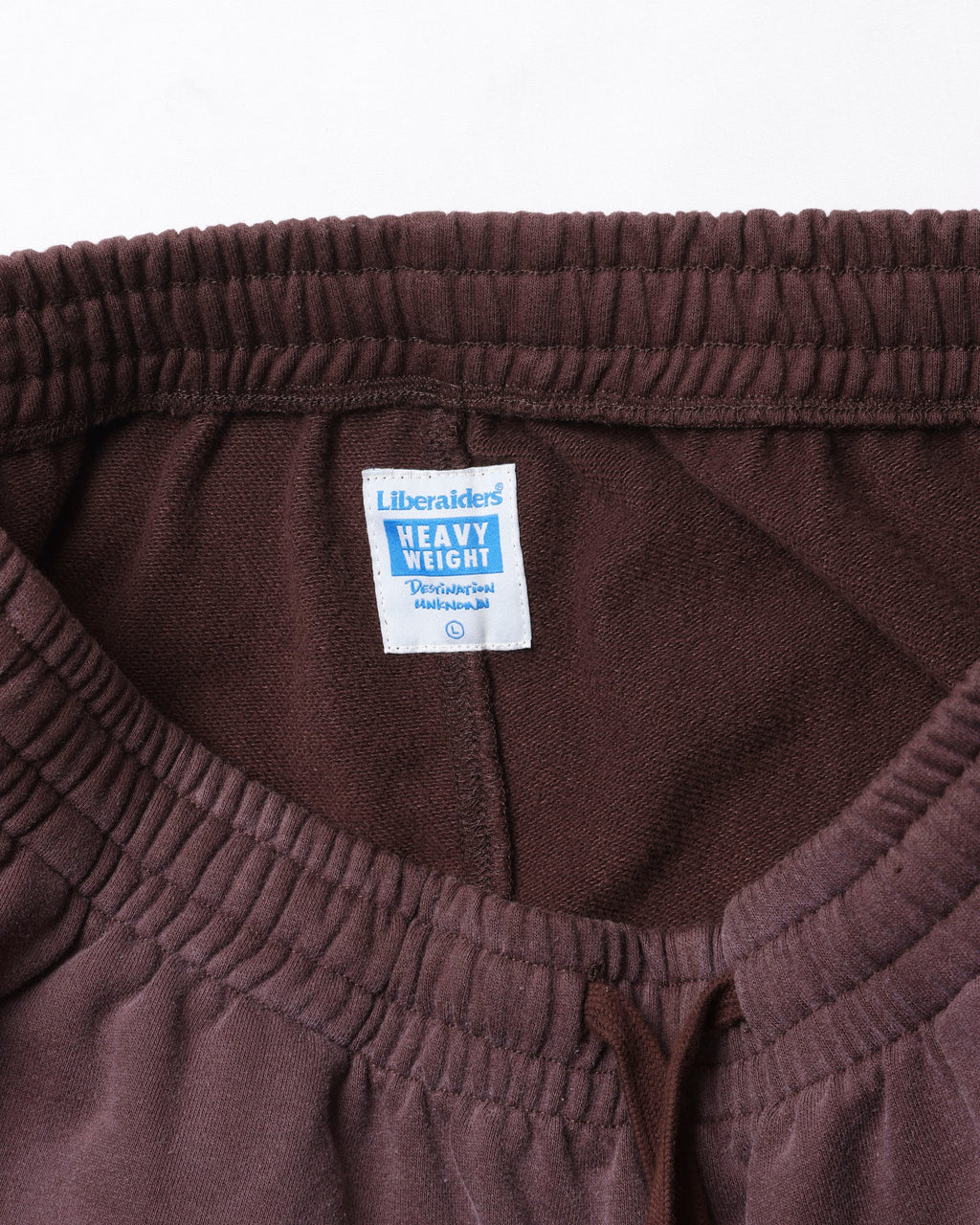 GARMENT DYED SWEATPANTS BROWN