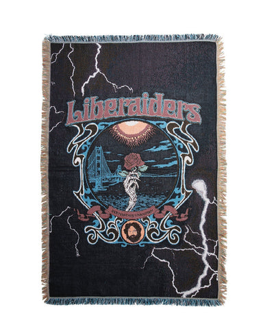 DEAD ROSE THROW BLANKET