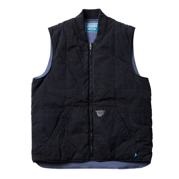 QUILTED WORK VEST BLACK – ACD GALLERY