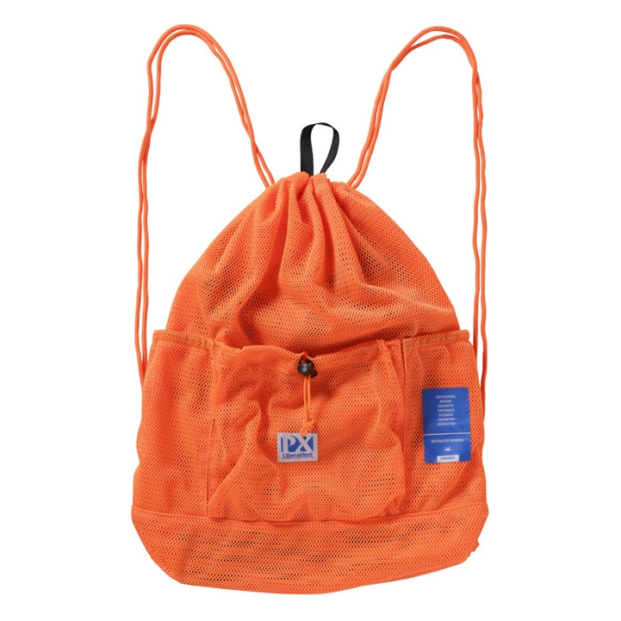 PX MESH DRAWSTRING BAG ORANGE
