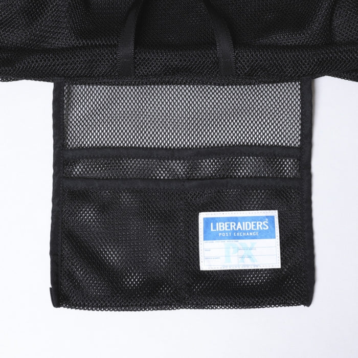 PX MESH DRAWSTRING BAG BLACK